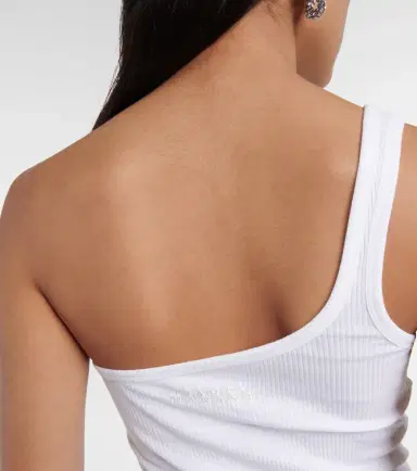 Isabel Marant One-shoulder cotton tank top | Thumbnail 3
