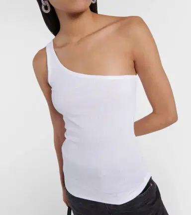 Isabel Marant One-shoulder cotton tank top | Thumbnail 5