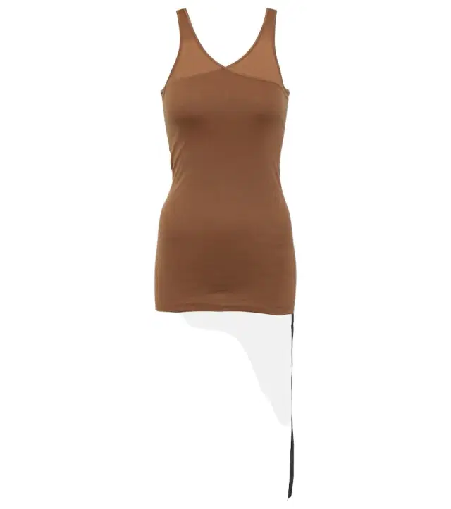 Rick Owens DRKSHDW Double Ziggy cotton tank top