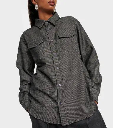 God’s True Cashmere Cashmere and cotton denim shirt | Thumbnail 2