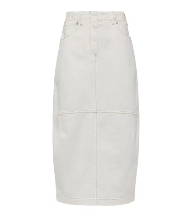Brunello Cucinelli Denim midi skirt