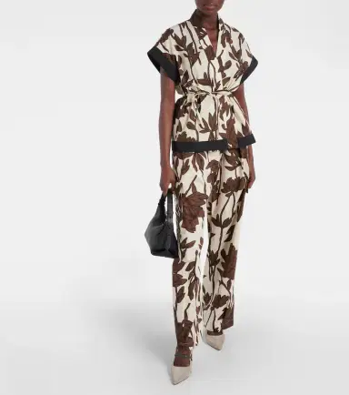 Brunello Cucinelli Floral cotton shirt | Thumbnail 4