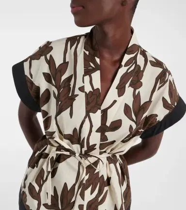 Brunello Cucinelli Floral cotton shirt | Thumbnail 5