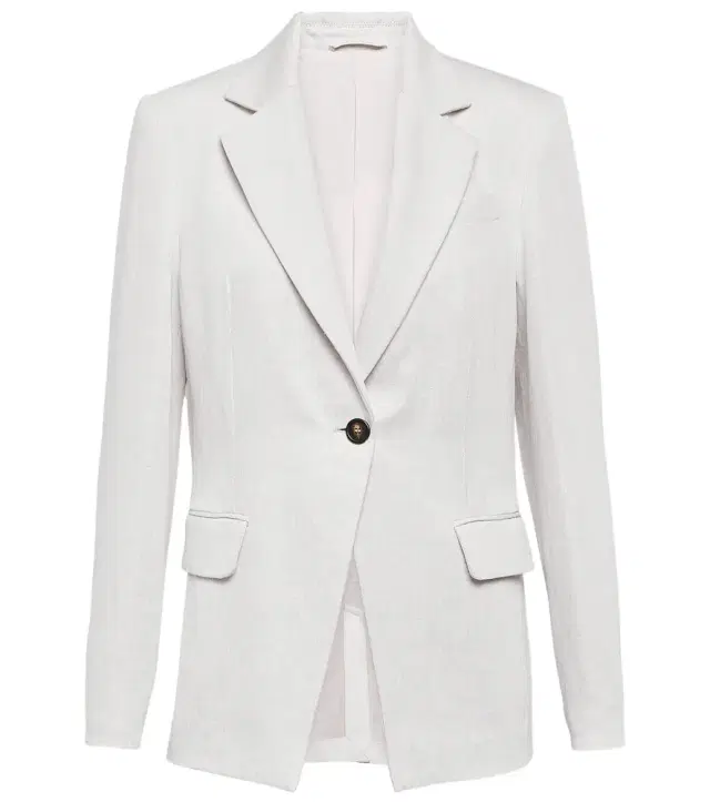 Brunello Cucinelli Cotton and linen blazer