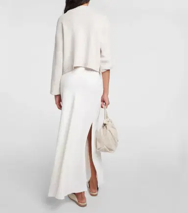 Brunello Cucinelli Twill maxi skirt | Thumbnail 4