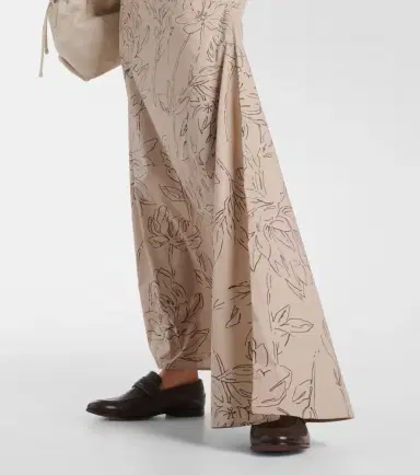 Brunello Cucinelli Floral cotton maxi dress | Thumbnail 5