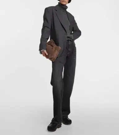 Brunello Cucinelli Oversized wool-blend blazer | Thumbnail 2