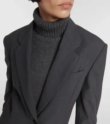 Brunello Cucinelli Oversized wool-blend blazer | Thumbnail 6