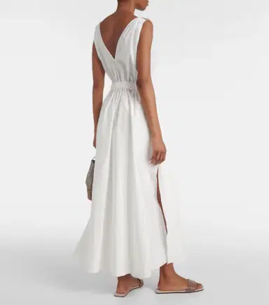 Brunello Cucinelli Pleated maxi dress | Thumbnail 4