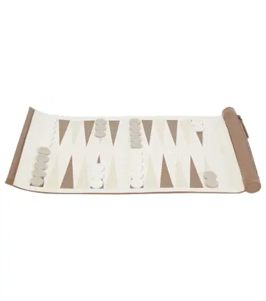Brunello Cucinelli Portable leather backgammon set | Thumbnail 1