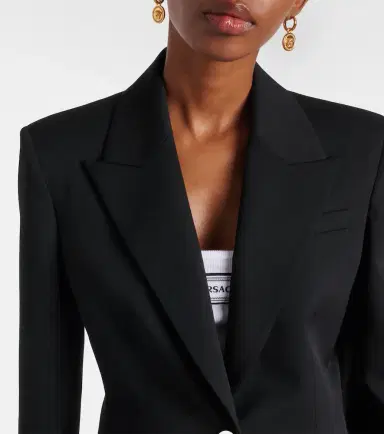Versace Wool-blend blazer | Thumbnail 2 Versace Wool-blend blazer | Thumbnail 2