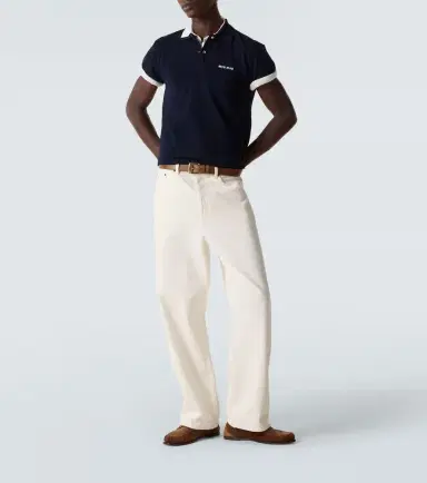 Miu Miu Logo cotton piqué polo shirt | Thumbnail 5