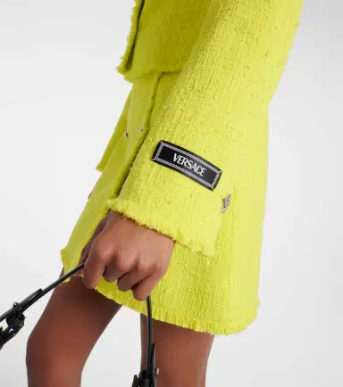 Versace Cotton-blend boucle jacket | Thumbnail 3