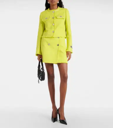 Versace Cotton-blend boucle jacket | Thumbnail 4