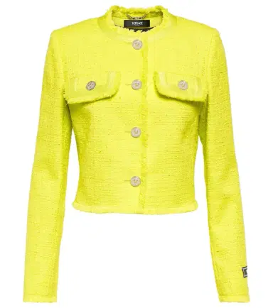 Versace Cotton-blend boucle jacket | Thumbnail 1