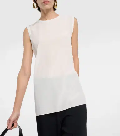 Joseph Silk crêpe top | Thumbnail 4