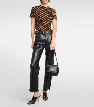 Proenza Schouler White Label Finley tie-dye cotton-blend T-shirt | Thumbnail 3