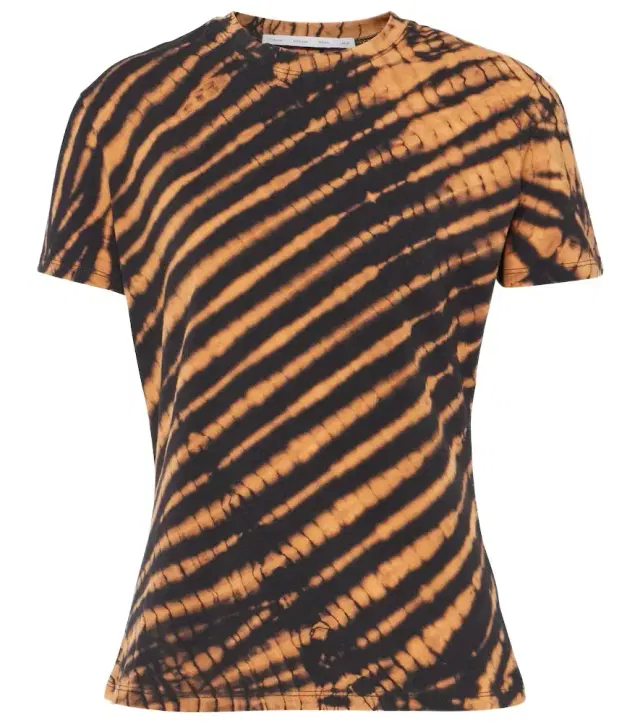 Proenza Schouler White Label Finley tie-dye cotton-blend T-shirt