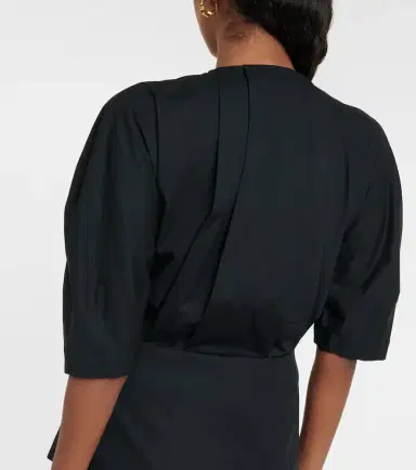 Proenza Schouler Georgia pleated cotton poplin top | Thumbnail 2