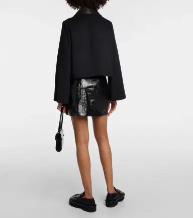 Proenza Schouler Cropped wool-blend jacket | Thumbnail 3 Proenza Schouler Cropped wool-blend jacket | Thumbnail 3