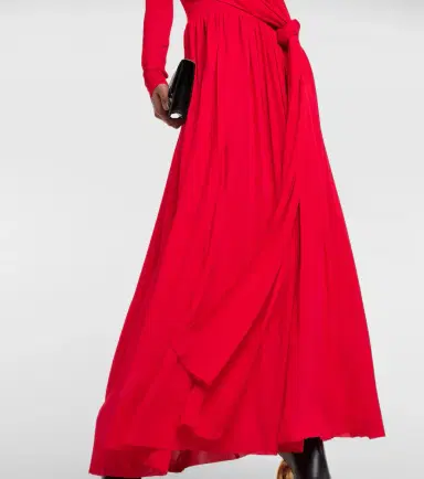 Proenza Schouler Meret draped crêpe jersey maxi dress | Thumbnail 5
