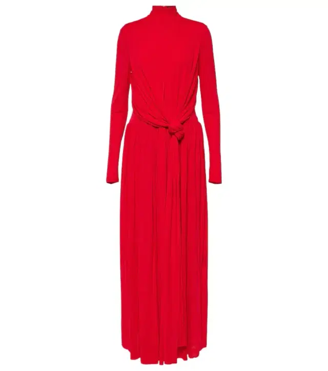 Proenza Schouler Meret draped crêpe jersey maxi dress