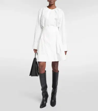 Proenza Schouler Eileen cotton poplin minidress | Thumbnail 4