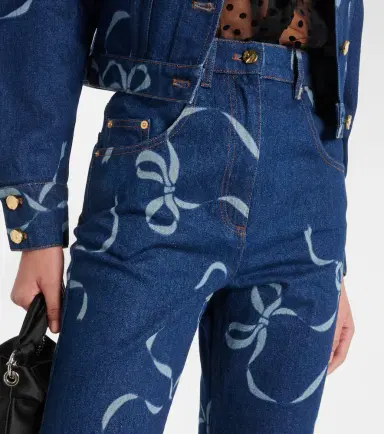 Nina Ricci Printed flared jeans | Thumbnail 6