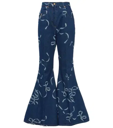 Nina Ricci Printed flared jeans | Thumbnail 1