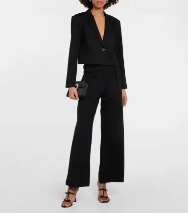 Velvet Anya cropped blazer | Thumbnail 2