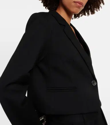 Velvet Anya cropped blazer | Thumbnail 5