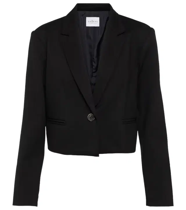 Velvet Anya cropped blazer