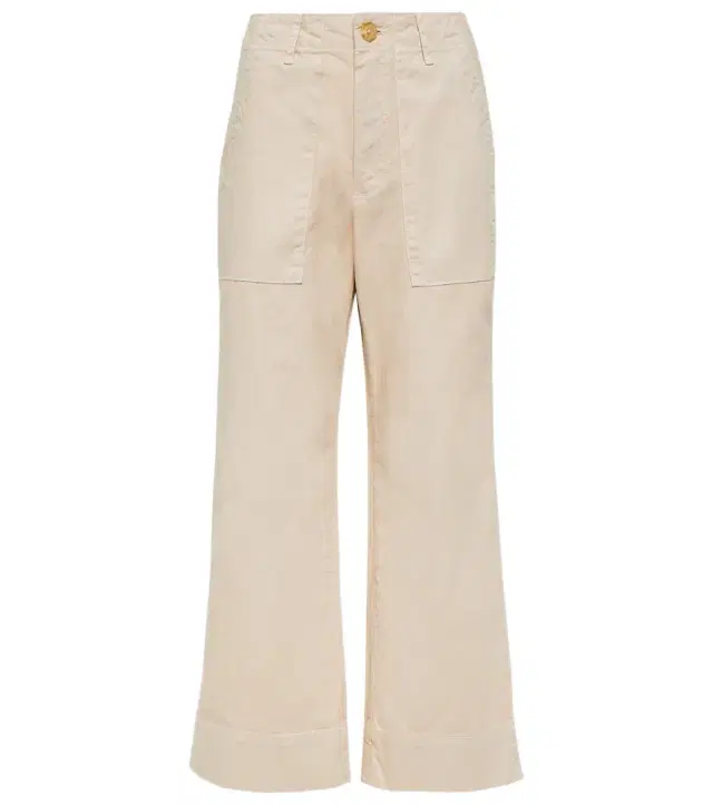 Velvet Mya cropped cotton wide-leg pants