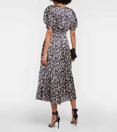 Velvet Lyuda printed midi dress | Thumbnail 4