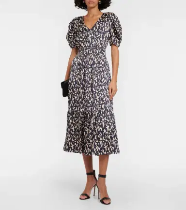 Velvet Lyuda printed midi dress | Thumbnail 5