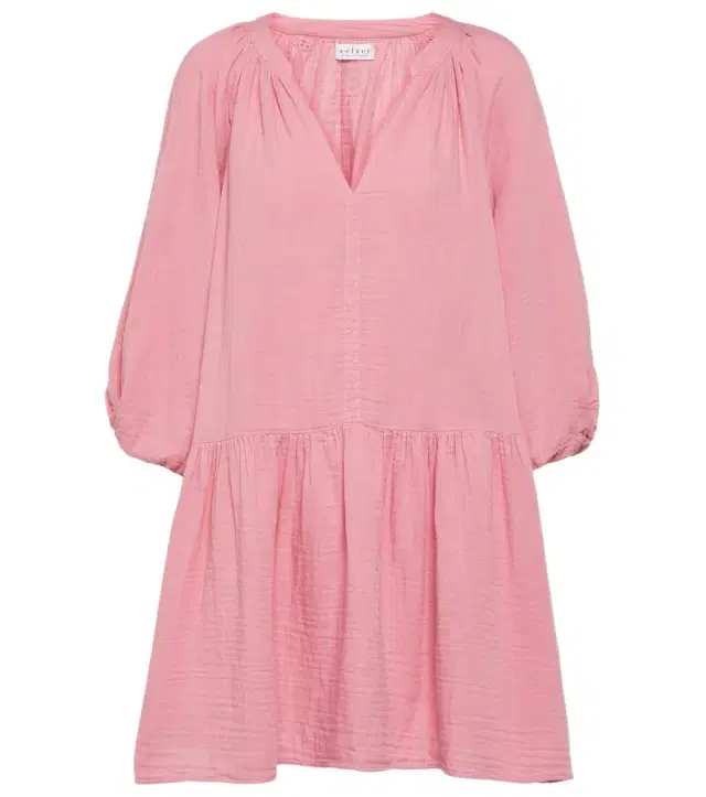 Velvet Nica cotton gauze minidress