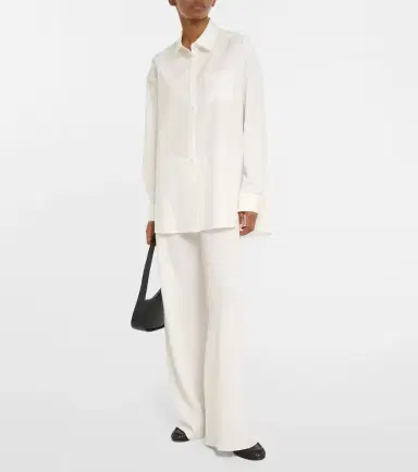 The Row Gala double-cady wide-leg pants | Thumbnail 4 The Row Gala double-cady wide-leg pants | Thumbnail 4