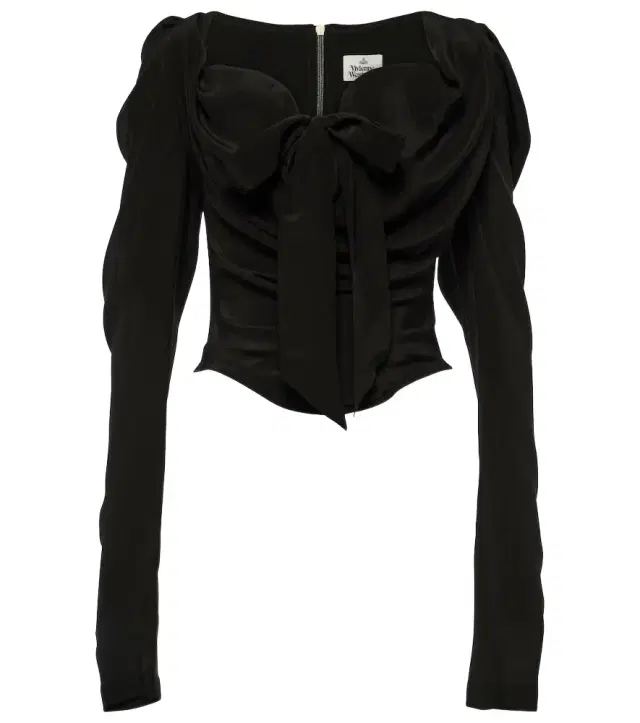 Vivienne Westwood Tie-detail silk top