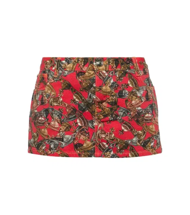 Vivienne Westwood Printed cotton skirt