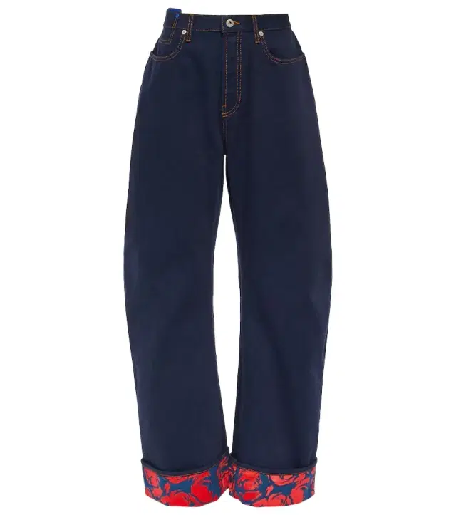 Burberry High-rise wide-leg jeans