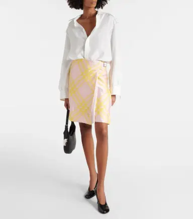 Burberry Checked miniskirt | Thumbnail 4 Burberry Checked miniskirt | Thumbnail 4