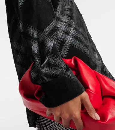 Burberry Check velvet shirt | Thumbnail 4