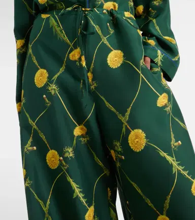 Burberry Floral silk pajama pants | Thumbnail 6 Burberry Floral silk pajama pants | Thumbnail 6
