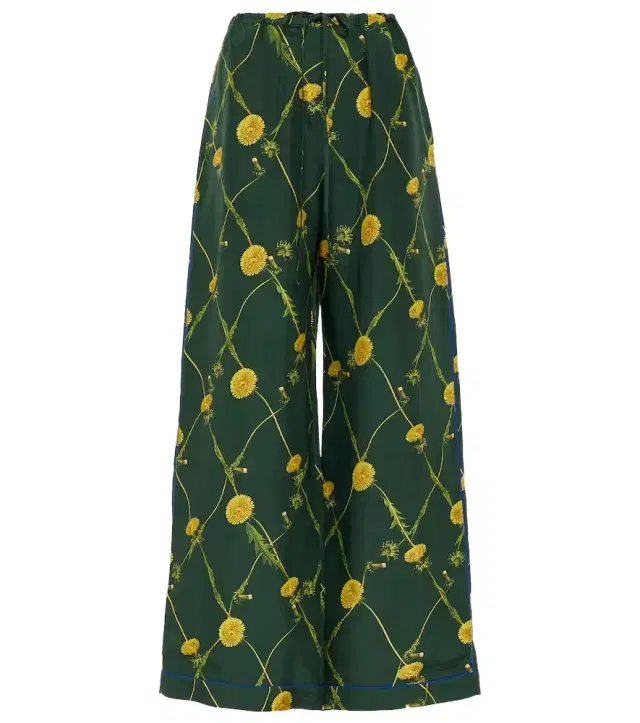 Burberry Floral silk pajama pants