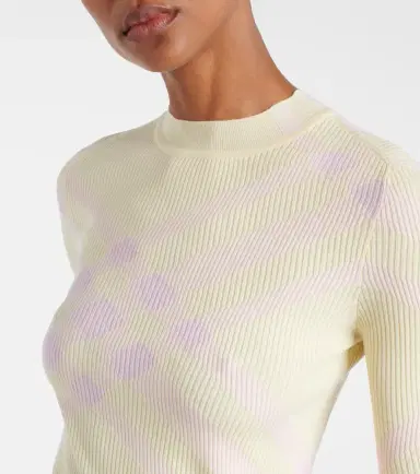 Burberry Check wool-blend top | Thumbnail 2