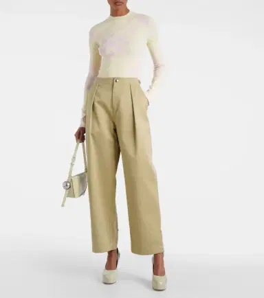 Burberry Check wool-blend top | Thumbnail 4
