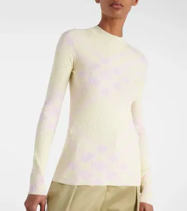 Burberry Check wool-blend top | Thumbnail 5