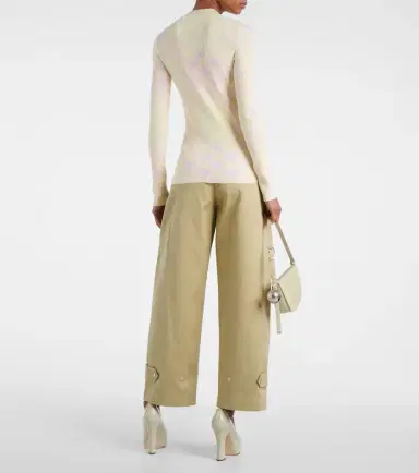 Burberry Check wool-blend top | Thumbnail 6