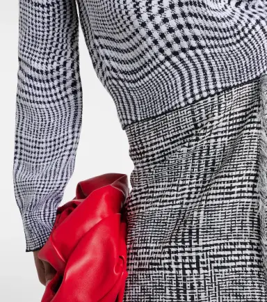 Burberry Houndstooth wool-blend turtleneck sweater | Thumbnail 6