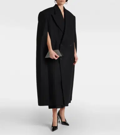 Wardrobe.NYC Wardrobe. NYC Double-breasted virgin wool cape | Thumbnail 2